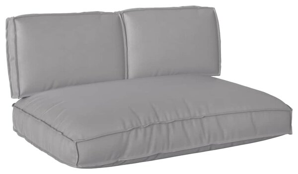 Sada polštářů 3 pcs Šedá Oxford látka