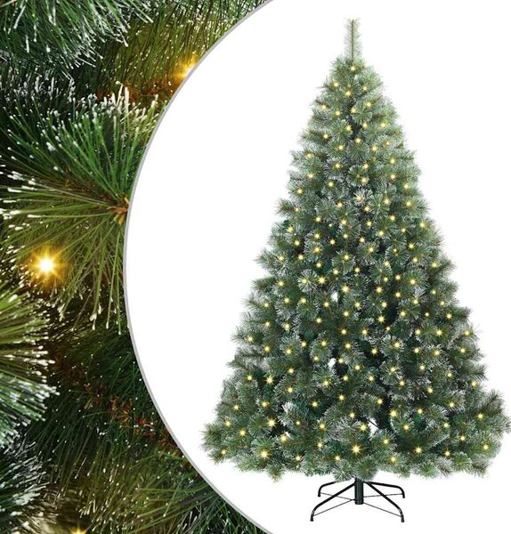 Umělý vánoční stromeček s stojanem Zelená 210 cm PE a PVC 3397857