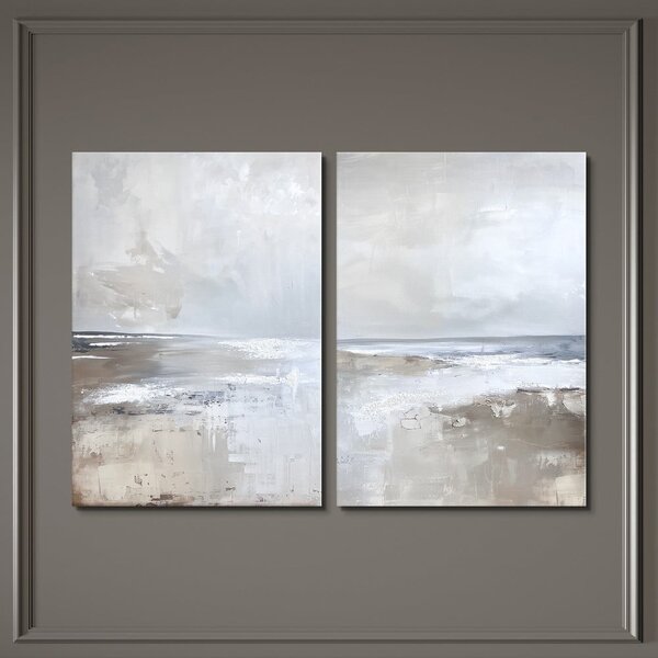 Obrazy s ručně malovanými prvky v sadě 2 ks 50x70 cm Breeze – Styler
