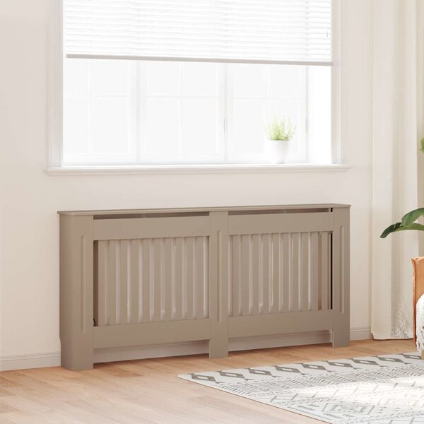 Kryt radiátoru 2 pcs Hnědá 172 x 19 x 81,5 cm Kompozitní dřevo