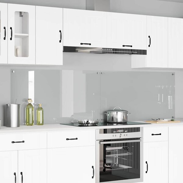 Kuchyňský obklad 2 pcs Transparentní 110 x 60 cm tvrzené sklo