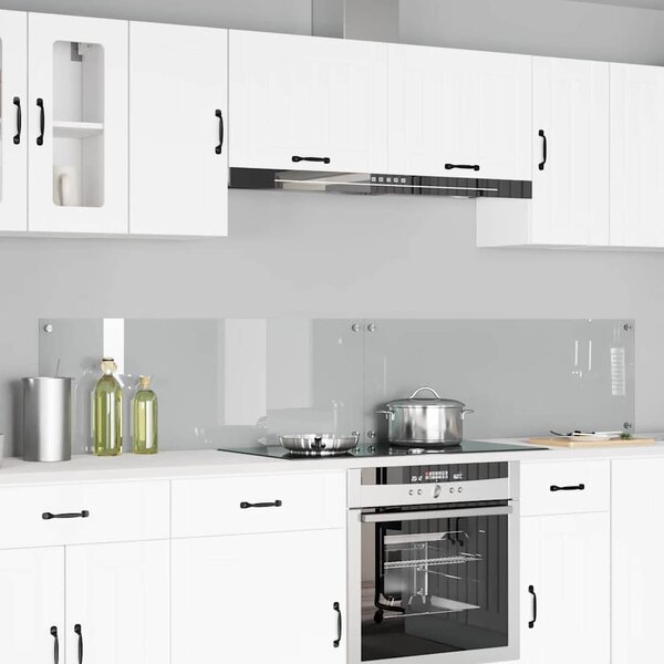 Kuchyňský obklad 2 pcs Transparentní 110 x 40 cm tvrzené sklo