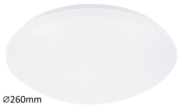 Rabalux LED stropní svítidlo Lucas 12W | 780lm | 4000K | IP20 | 26cm - kruhové bílé