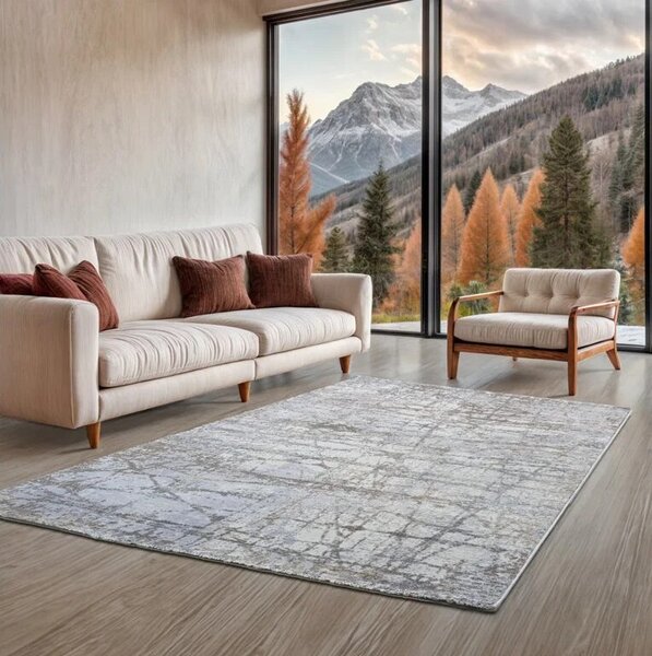 Kusový koberec Bellavista 280-25 beige/grey - šedobéžový - 80x150cm