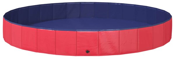 Dětský bazén Červená Ø300 x 38 cm Silný PVC a inženýrské dřevo
