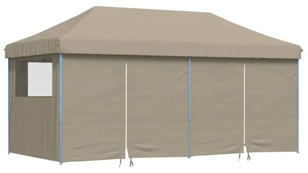 Párty Stan Pop-up Taupe 580 x 292 x 315 cm Oxford látka