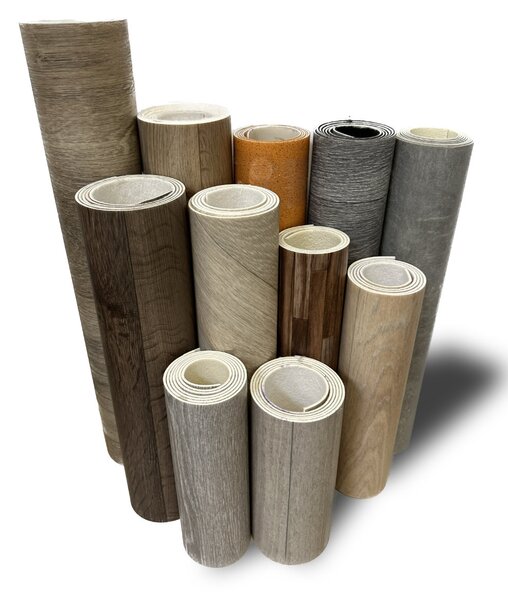 MK Original: Produkty s rodokmenem, Balíček náhodných zbytků nových PVC ♻️, šíře, vícebarevná