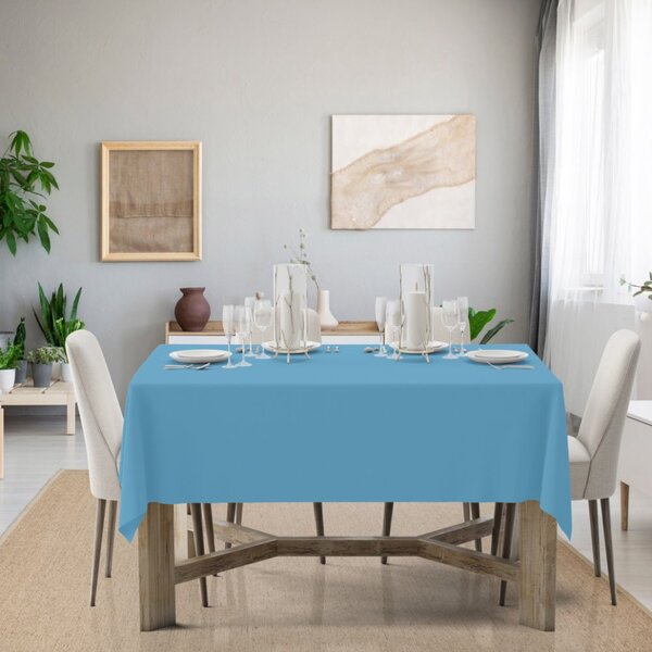Ubrus Standard blankytně modrý Barva Blankytna modrá Rozměry 90x90 cm