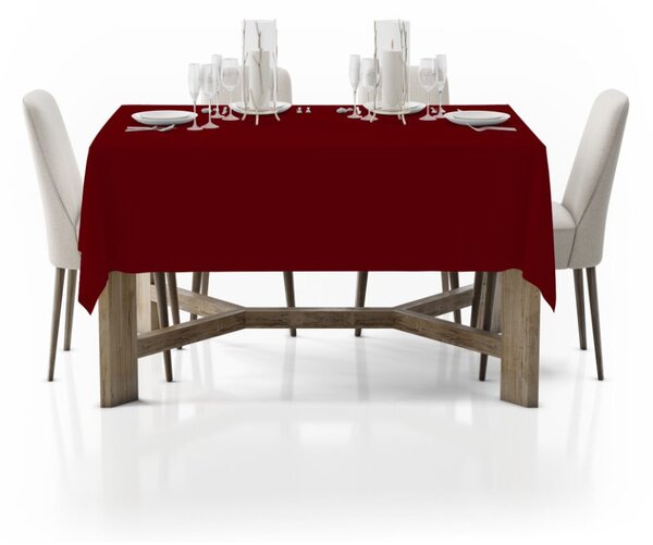 Ubrus Standard bordový Barva Bordó Rozměry 90x90 cm