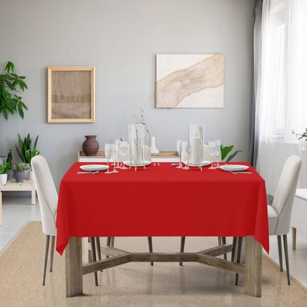 Ubrus Standard červený Barva Rudá Rozměry 90x90 cm