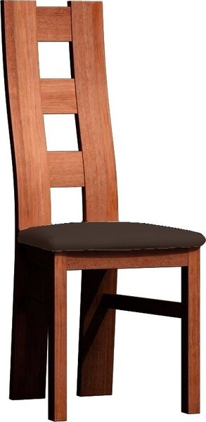 Casarredo Dřevěná jídelní židle TADEÁŠ dub stoletý/Victoria 36