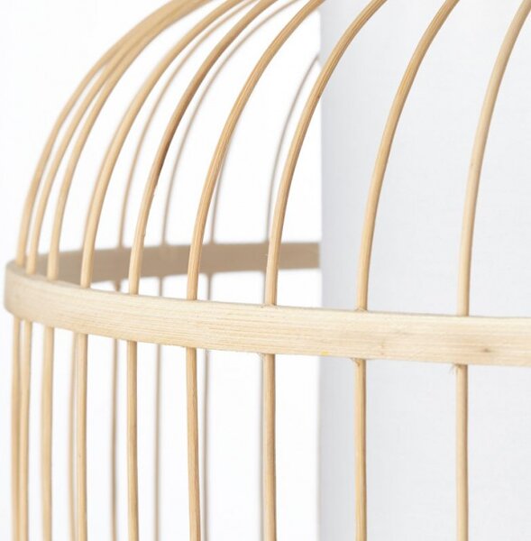 Brilliant 99266/09 Závěsné svítidlo BONES přírodní bambus průměr 40cm