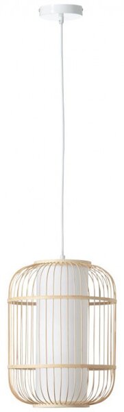 Brilliant 99245/09 Závěsné svítidlo BONES přírodní bambus průměr 30cm