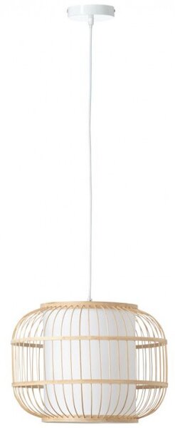 Brilliant 99266/09 Závěsné svítidlo BONES přírodní bambus průměr 40cm
