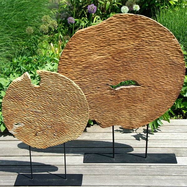 Skulptura Teak Disk 70 cm