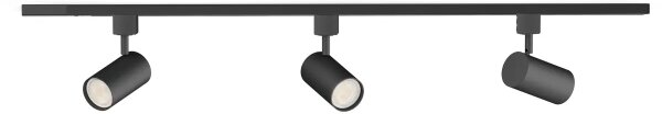 Philips - LED Stm. bodové svítidlo v lišt sys EASYLINK 3xGU10/7W/230V 1m černá