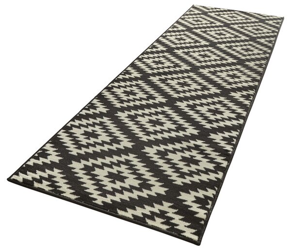 Koberec / Běhoun Hanse Home Basic Nordic černý