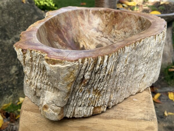 Umyvadlo fosilní 41x34 cm Bali