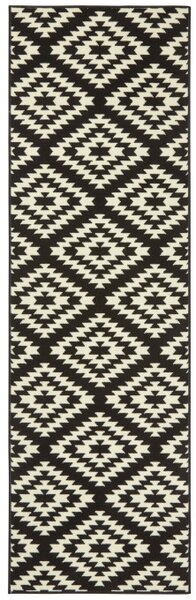 Koberec / Běhoun Hanse Home Basic Nordic černý