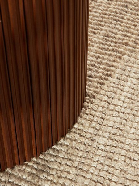 Koberec Hanse Home Bouclé Jaipur naturální / béžový / bílý kruh