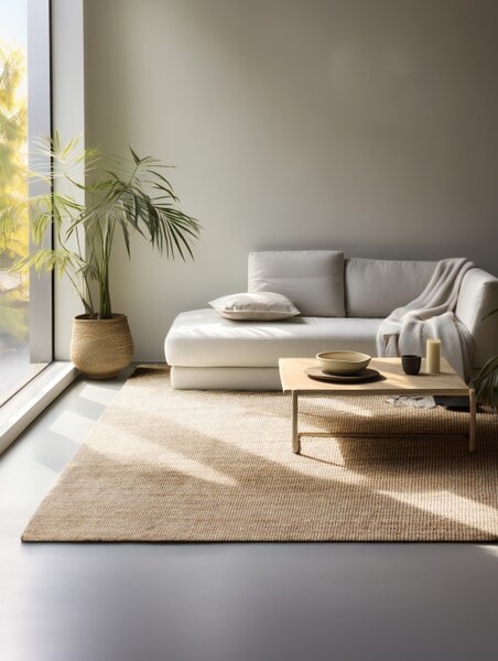 Koberec Hanse Home Bouclé Jaipur naturální / zlatý