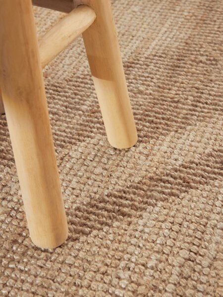 Koberec Hanse Home Bouclé Jaipur naturální / zlatý kruh