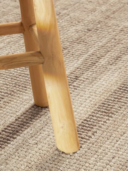 Koberec Hanse Home Bouclé Jaipur naturální / šedý / hnědý kruh