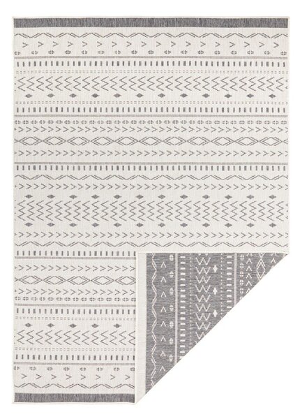Šedo-krémový venkovní koberec NORTHRUGS Kuba, 150 x 80 cm