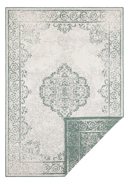 Zeleno-krémový venkovní koberec NORTHRUGS Cebu, 160 x 230 cm