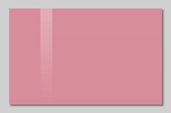 Růžová perlová skleněná magnetická tabule Smatab® - 40 × 60 cm