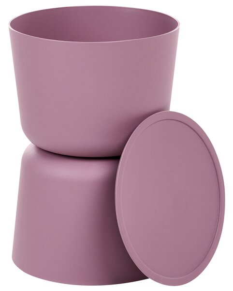Sada 2 odkládacích stolků s úložným prostorem ATACAMA 32/40 cm 32/40 cm Purpurová Zelená