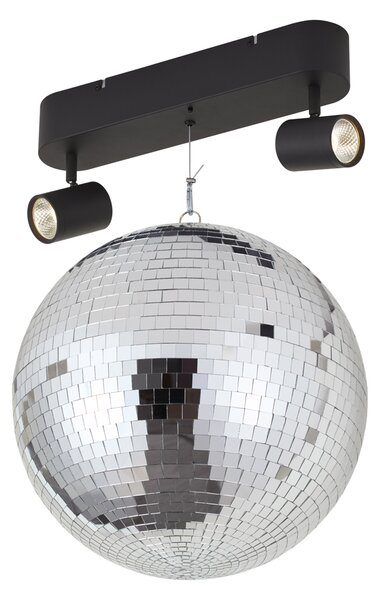 Retro závěsná lampa Discoball vč. LED, 2 světla s dálkovým ovládáním