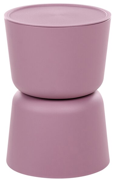 Sada 2 odkládacích stolků s úložným prostorem ATACAMA 32/40 cm 32/40 cm Purpurová Zelená