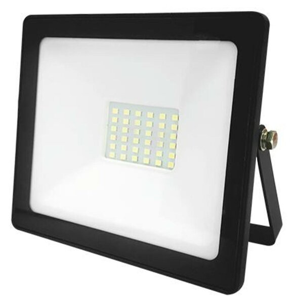 ACA Lighting černý LED SMD FLOOD reflektor IP66 30W modrá 230V Q30B