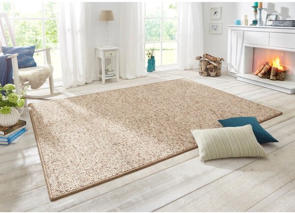 Světle hnědý koberec 60x90 cm Wolly – BT Carpet