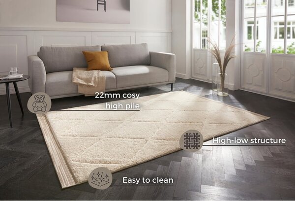 Béžový koberec Mint Rugs Norwalk Colin, 80 x 150 cm