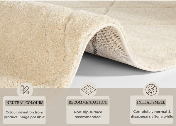 Béžový koberec Mint Rugs Norwalk Colin, 80 x 150 cm