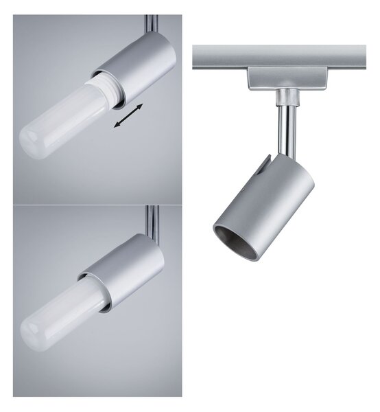 Paulmann 95329 Pure 1, spot pro Urail system, max. 1x10W GU10, matný chrom