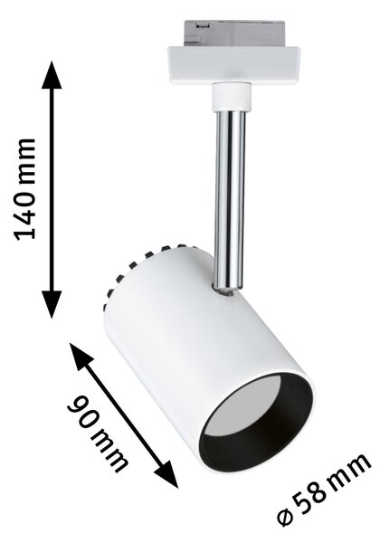 Paulmann 95283 Shine, spot pro Urail, 5W LED 2700K, bílá , délka 5,9cm