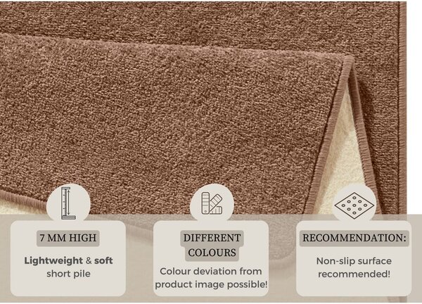 Hnědý koberec 133x195 cm Fancy – Hanse Home