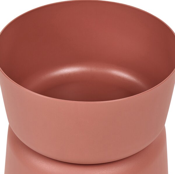 Sada 2 odkládacích stolků ATACAMA 32/40 cm 32/40 cm Oranžová Modrozelená