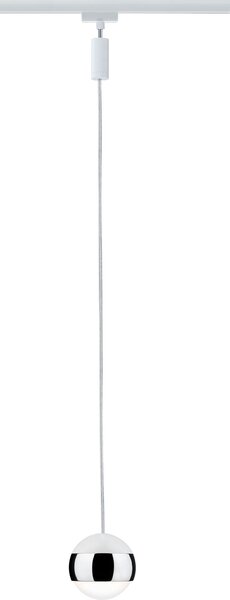 Paulmann 95458 Capsule II Pendulum, závěs pro systém Urail, 6W LED 2700K stmívatelné, bílá, prům.8,7cm