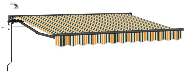 Elektrická Retrakční markýza 3 x 2,5 m Polyester s PU povlakem