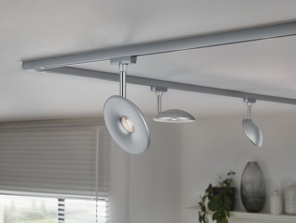 Paulmann 96936 Sphere, spot pro Urail system, 7,4W LED 2700K stmívatelné, matný chrom/chrom