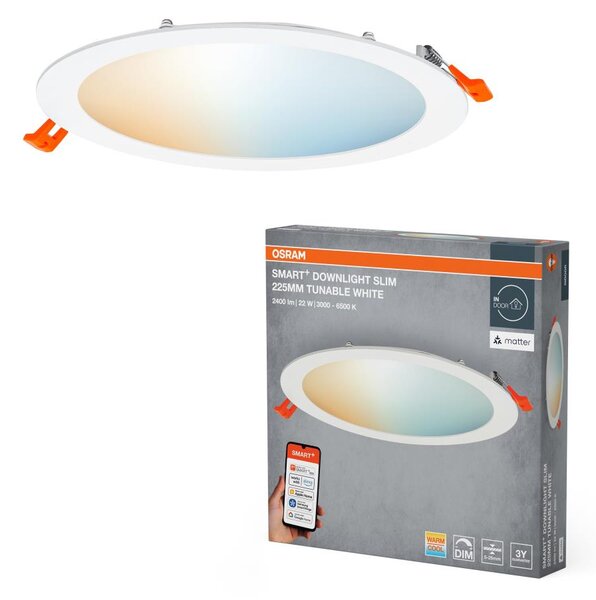 Osram - LED Stmívatelné podhledové svítidlo SMART+ DOWNLIGHT LED/22W/230V Wi-Fi