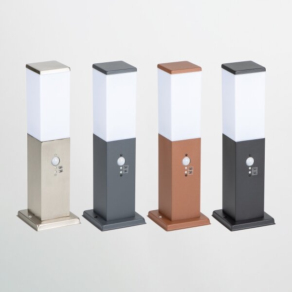 Brilagi - Venkovní lampa se senzorem NOVA 1xE27/15W/230V 40 cm IP44 černá
