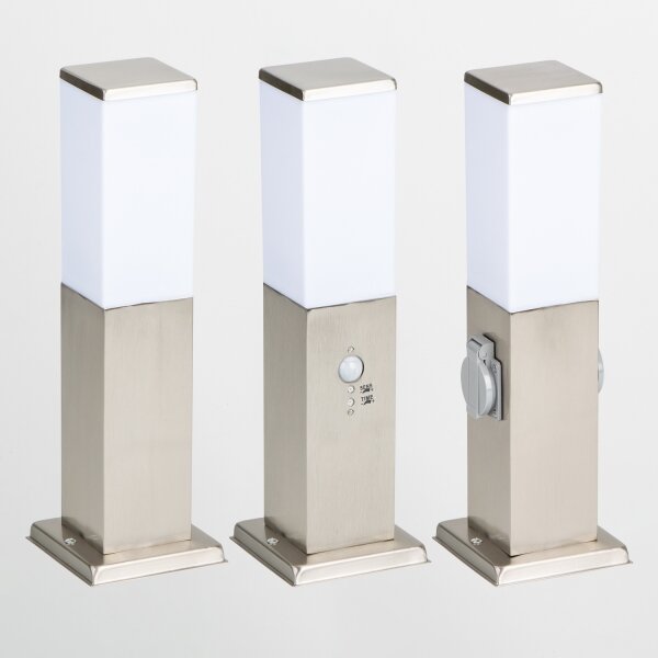 Brilagi - Venkovní lampa NOVA 1xE27/15W/230V 40 cm IP44 matný chrom