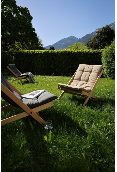 Skládací křeslo Karup Design Boogie Raw/Linen Beige