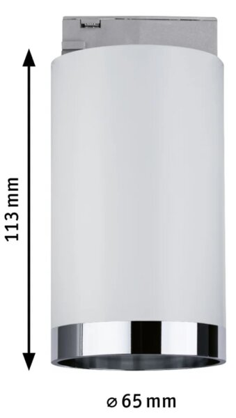 Paulmann 96963 Tube, spot pro Urail system, 1x6,5W LED GU10, bílá, délka 11,2cm
