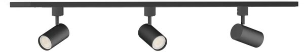 Philips - Bodové svítidlo v lištovém systému EASYLINK 3xGU10/7W/230V 1m černá